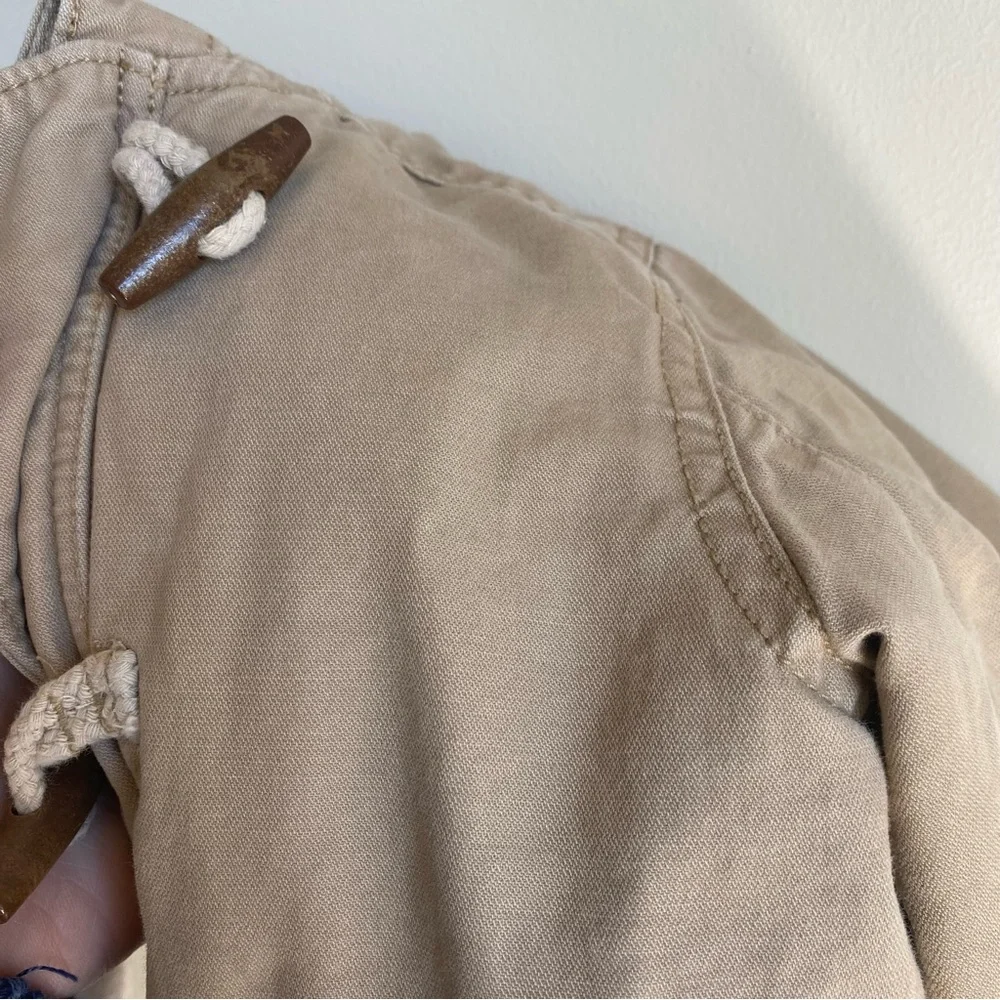 Baby GAP Cotton Toggle Duffle Chore Coat Lined With Hood 18-24M
